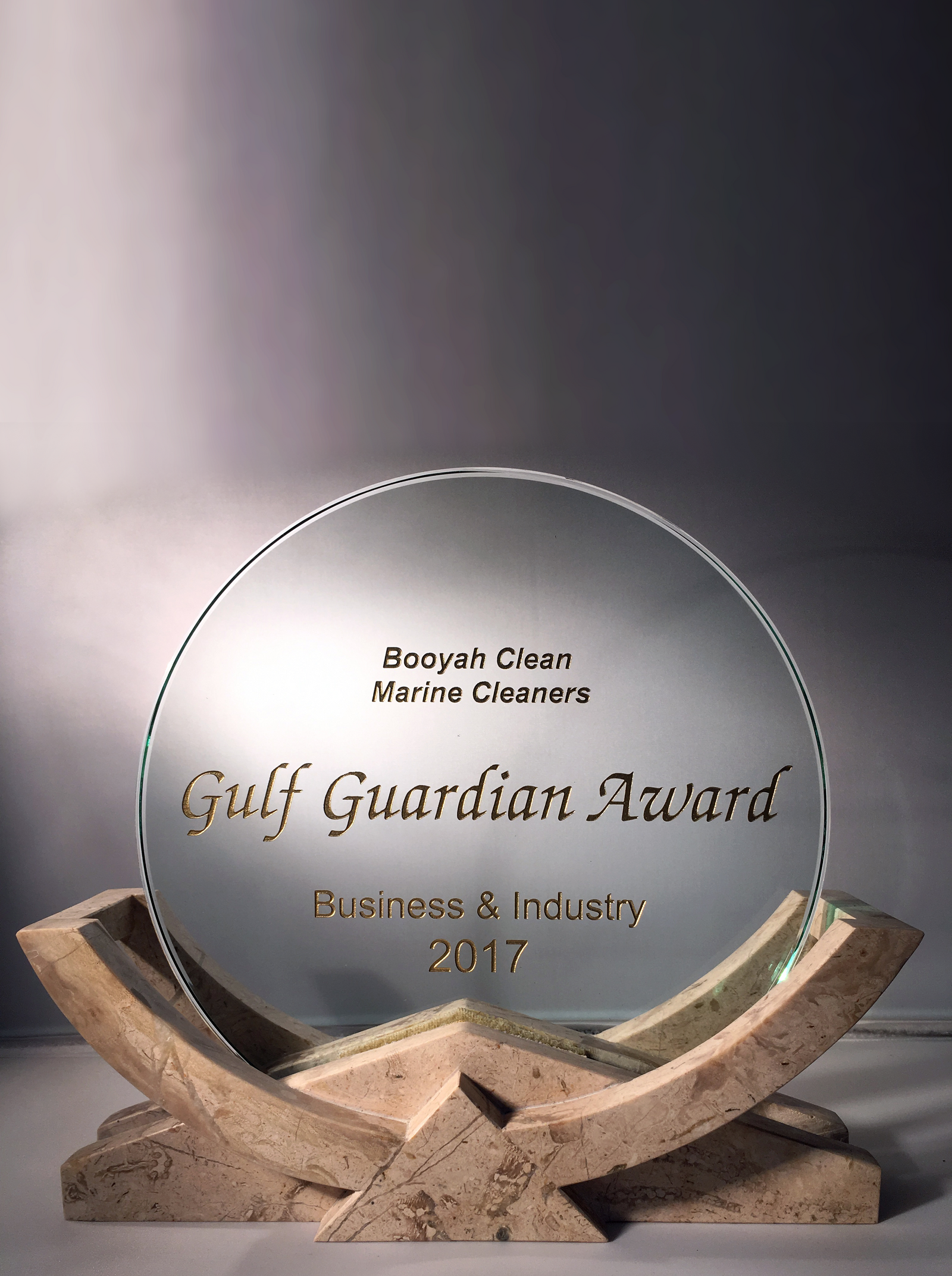 BOOYAH CLEAN wins 1st place 2017 Gulf Guardian Award